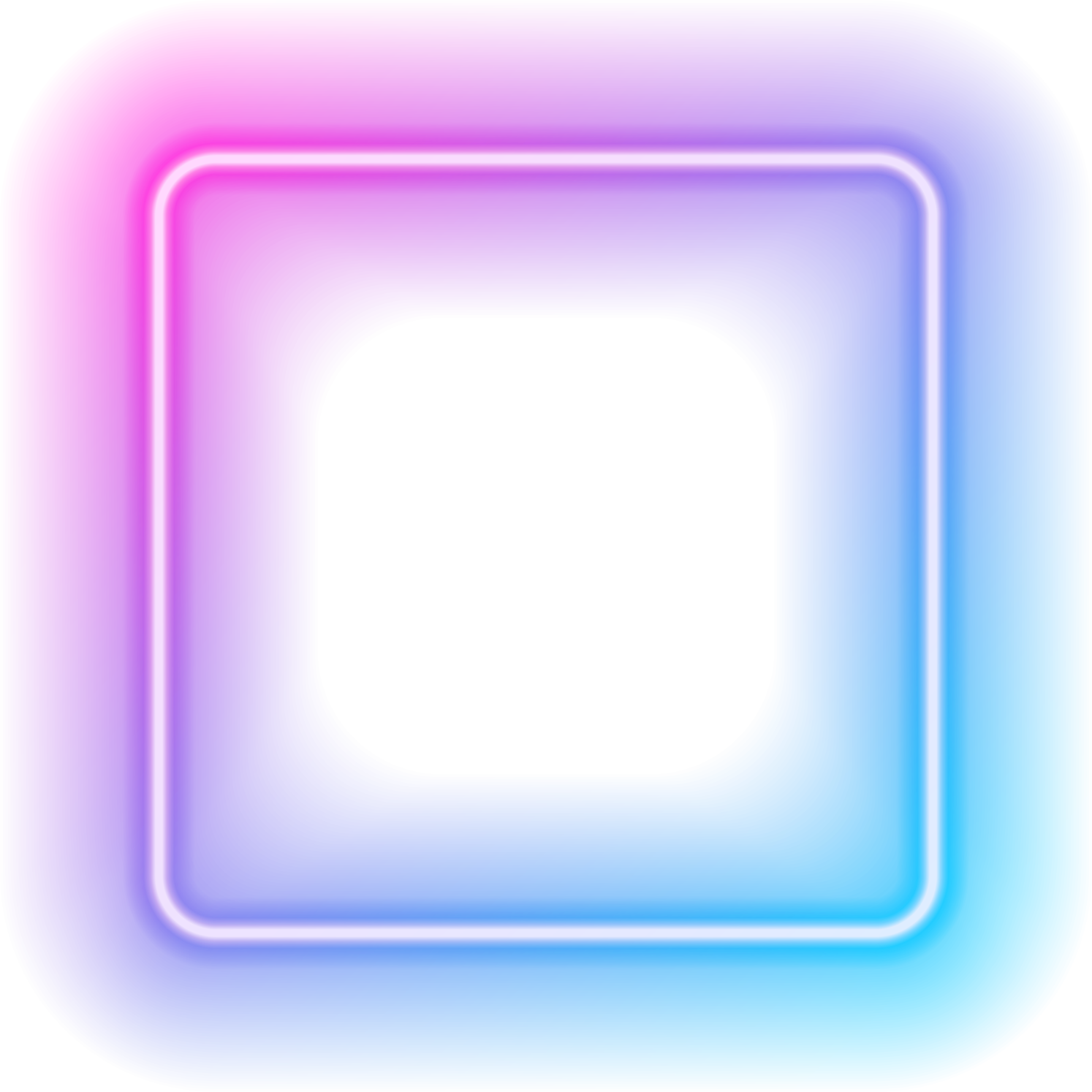 Square Neon Frame